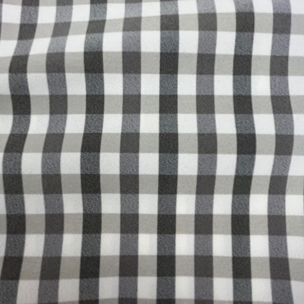 Mizzen + Main Shirt Men XL Gray Check Long Sleeve Collared Stretch Trim Fit - Picture 3 of 12